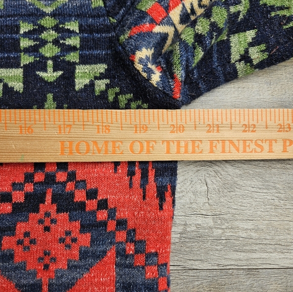 Ralph Lauren Denim & Supply Aztec Cardigan Sweater XL Button Front - Picture 13 of 15